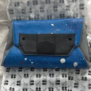 MIN & MON out of stock clutch w optional shoulder strap attachments